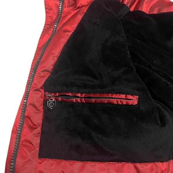 Wellensteyn Women's Revolution Winter Jacket Red Shimmer Parka Sz XL - Picture 10 of 14